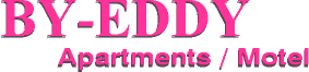 By-Eddy Apartments / Motel Logo